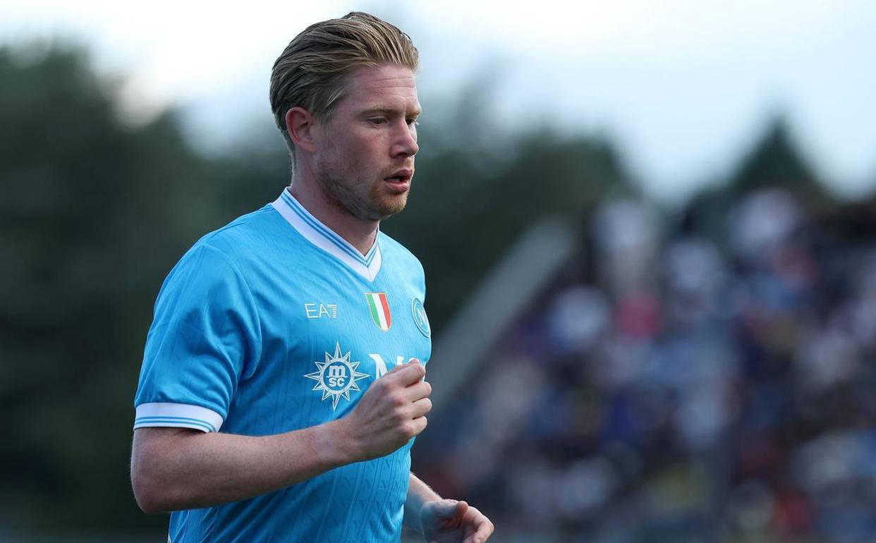 孔蒂执教那不勒斯，惨遭法甲弱旅逆袭，德布劳内中柱难挽局面